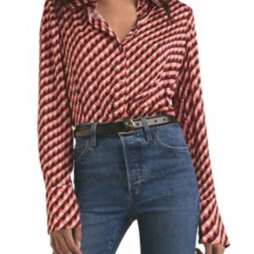 NWT favorite daughter The Take Me Seriously bodysuit blouse.